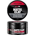 SexyHair Style Matte Clay Matte Texturizing Clay | Separates, Defines and Molds | Helps Tame Unruly Ends | Washes Out Easily
