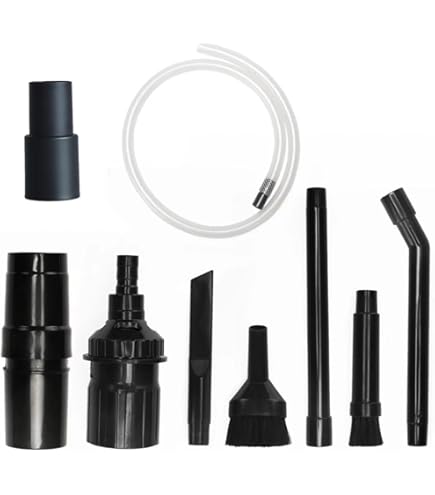 9-Piece Mini Micro Tool Kit For Wet/Dry Vacuums – 1-1/4″ Attachment Set Fits Most Cleaners (32-4901)