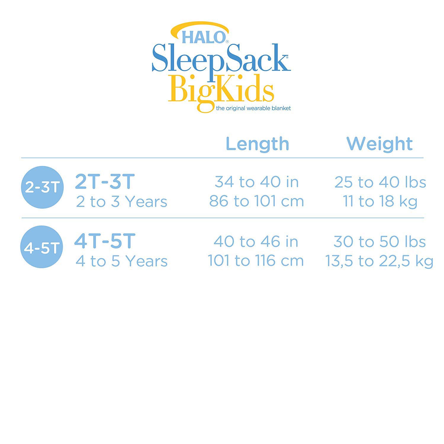 HALO Big Kids Sleepsack Micro Fleece Wearable Blanket, Blue Moose, 2-3T: Baby