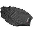 WIKIBB Grip Soft Seat Cover Fit for 2004-2018 Honda TRX 450 ER/TRX 450 R Wheeler Quad Multi Gripper Seat Cover #197 (All Black)