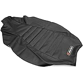 WIKIBB Grip Soft Seat Cover Fit for 2004-2018 Honda TRX 450 ER/TRX 450 R Wheeler Quad Multi Gripper Seat Cover #197 (All Blac