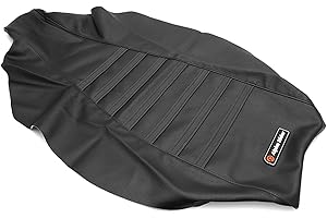 WIKIBB Grip Soft Seat Cover Fit for 2004-2018 Honda TRX 450 ER/TRX 450 R Wheeler Quad Multi Gripper Seat Cover #197 (All Black)