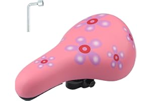 WEEROCK Kids Bike Seat, Child Bike Seats for 14" 16" 18" 20" 24" Kid Bicycle, Kids Bike Replacement Saddle for Boys Girls Bicycles