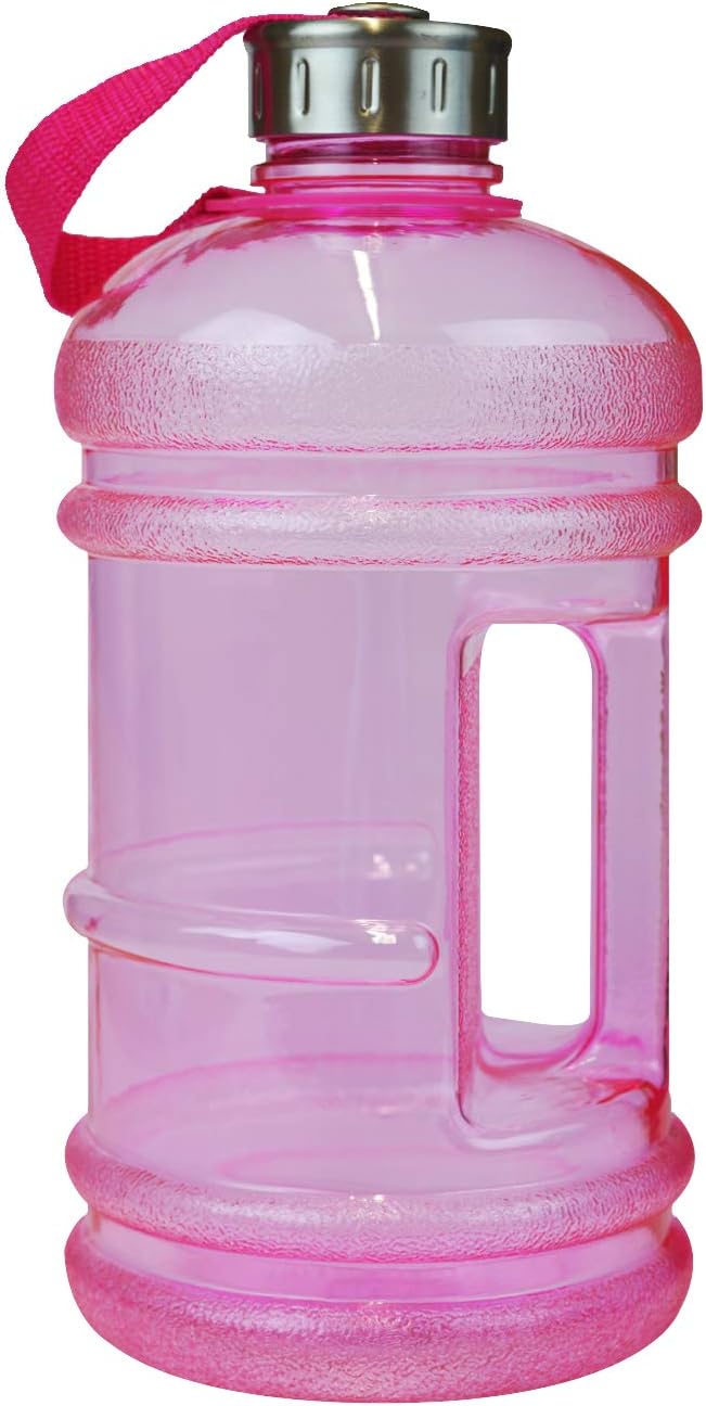 Large Drinking Bottle Sports Water Bottle 2.2L with Easy Carry Handle Gym Bottle Extra Large Sports Bottle 2.2 Litre Bottle Barrel - Image 3