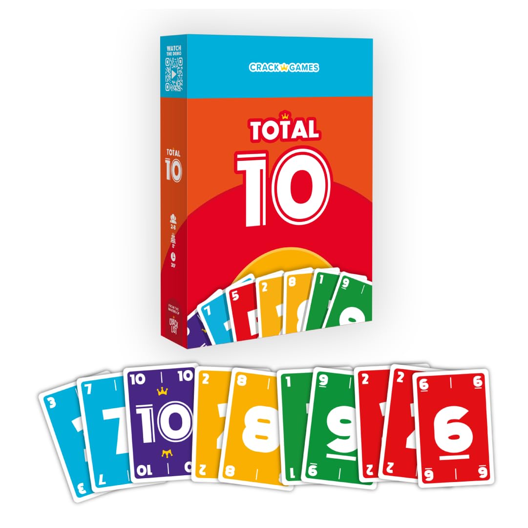 TOTAL 10 – Kartenspiel Inspiriert vom Rommé | Von den Machern von Crack List | 2 bis 8 Spieler | Ab 8 Jahren | Stimmungsspiel für Familie & Spieleabend | Geschenkidee | Deutsche Version 6
