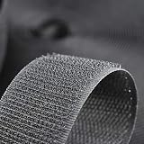 IHKFILAN Sew On Hook and Loop Tape 2cm x 10m Black Nylon 2 Roll view 6