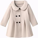 METYOUEZE Toddler Baby Girl Clothes Jacket Coat Long Sleeve Double Breasted Trench Dress Coat Fall Outfit