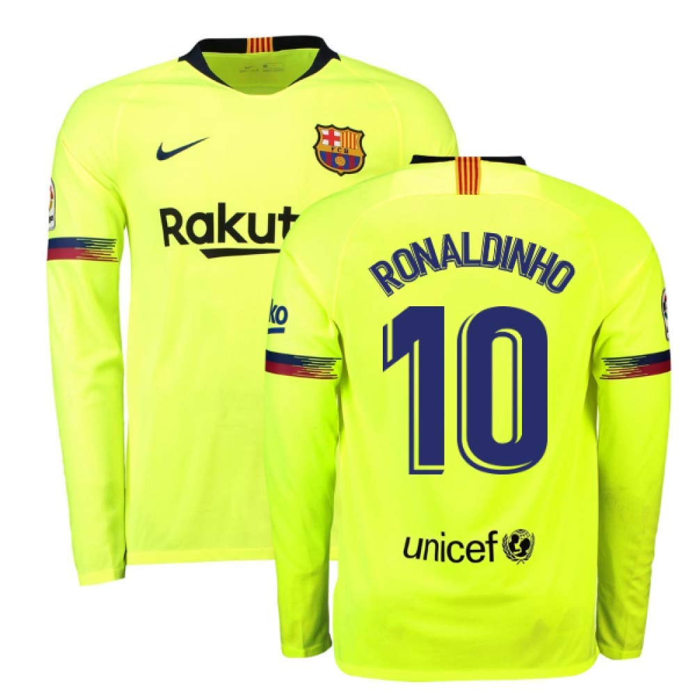 barcelona yellow jersey long sleeve