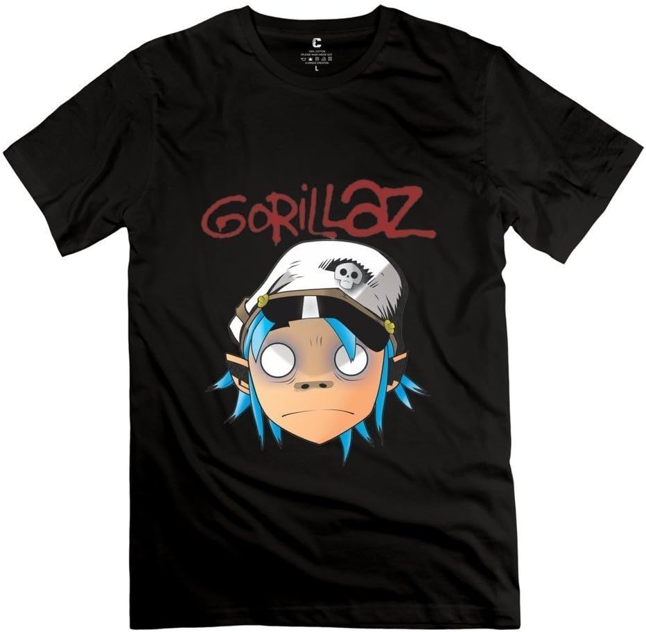 Lianfa Men's Gorillaz Rock T-Shirt