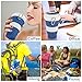 CREATELIFE Collapsible Travel Cup - Multifunctional Silicone Folding Camping Cup Sport Bottle with Lids - Expandable Scald-Proof Drinking Cup - BPA Free, Portable Bottle (Blue)