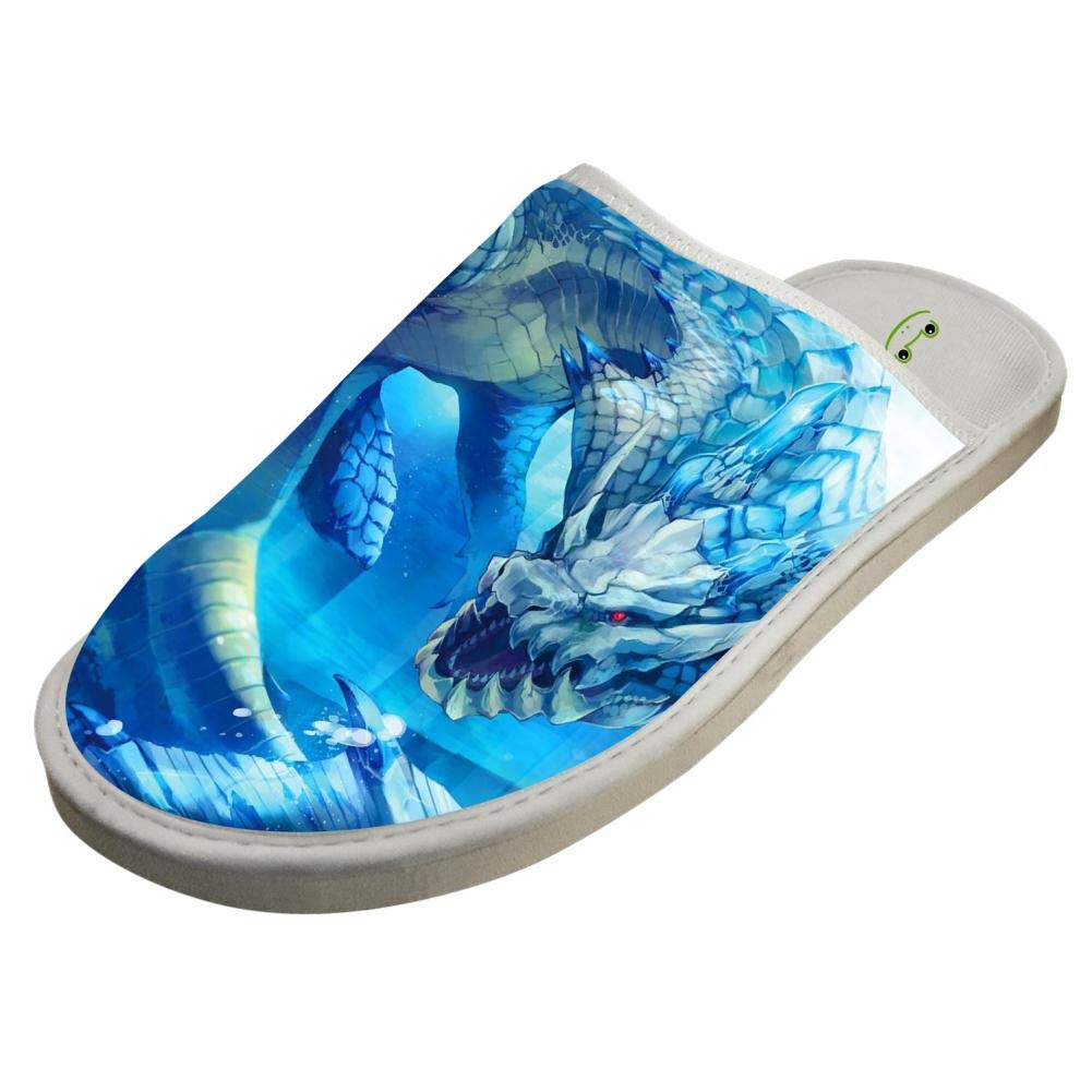 Unisex House Slippers Underwater Orca Winter Sandals Indoor Flat Shoes for Men WomenRose