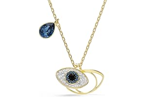 Swarovski Symbolica Pendant, Evil Eye, Blue, Gold-Tone Finished