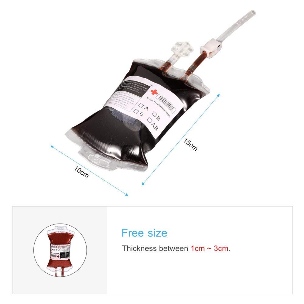 Jiali - Bolsa de Sangre Reutilizable para Bebidas sanguíneas ...