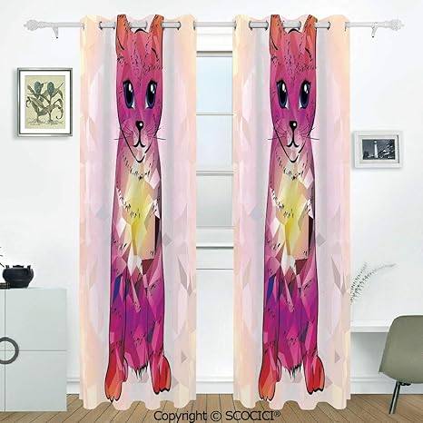 Buy Scocici Blackout Curtains Reversible Thermal Insulated