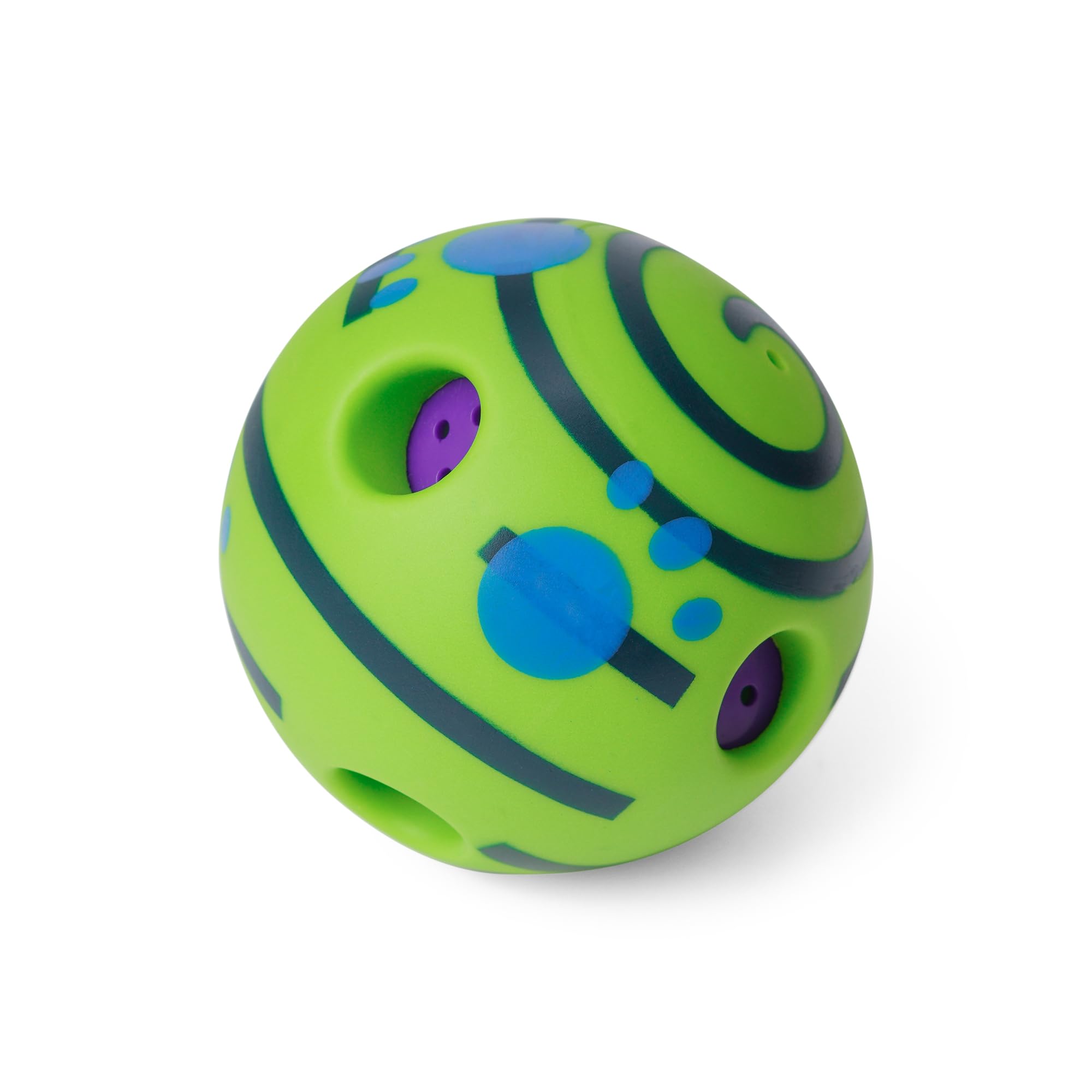Yifugad Interactive Giggle Ball for Dog Squeaky Toy Keep Your Dog Happy All Day, Ball Toys for Large, Medium and Small Pet Cat Relieve Anxiety and Boredom (Green, 3.46 Inch)