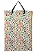 Large Hanging Wet/dry Cloth Diaper Pail Bag for Reusable Diapers or Laundry (Bloom) by Hibaby