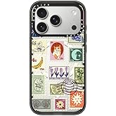 CASETiFY Impact iPhone 17 Pro Case [Slim/Compatible with Magsafe / 8.2 ft. 4X Military Grade Drop Protection] - Stamp Collection - Clear Black