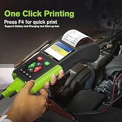 Automotive Battery Tester with Printer, 12V 24V Car