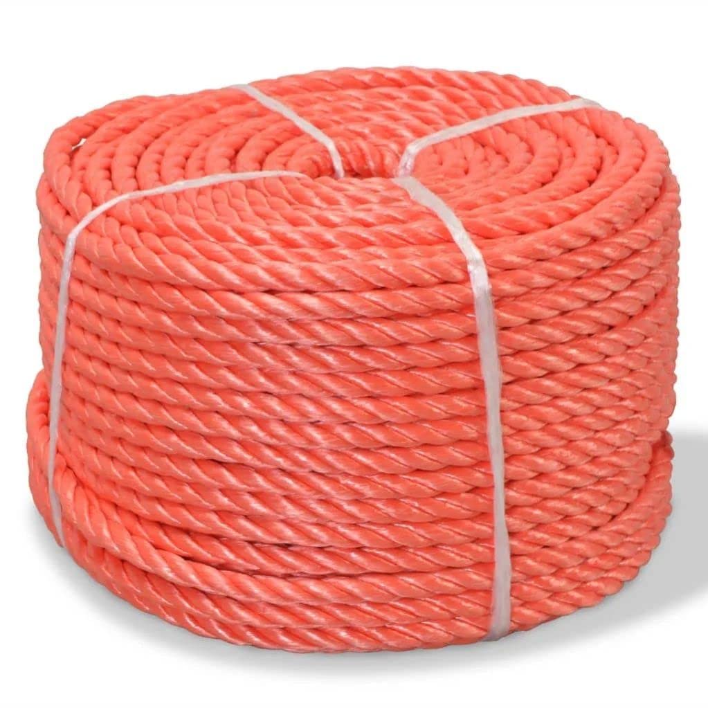 cyclingcolors Cord Rope Diameter 6 mm Length 10 m Orange Nylon