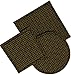 VHC Tea Cabin Plaid Pot Holder Cotton Quilted Lined Hot Pad Trivet 3-Piece Set Green