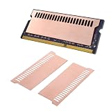 Easycargo Laptop Memory Heatsink Kit, Copper Heat Sink + Pre-Applied Thermal Conductive Adhesive Tape, Cooler Heatsink Pad for Cooling Laptop Notebook Memory RAM SODIMM