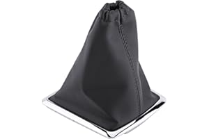 HEADERBS Shifter Boot Universal, Car Gear Shift Stick Gaiter Boot PU Cover Replacement for 2005-2012 PU Leather Shift Boot Retainer Stick