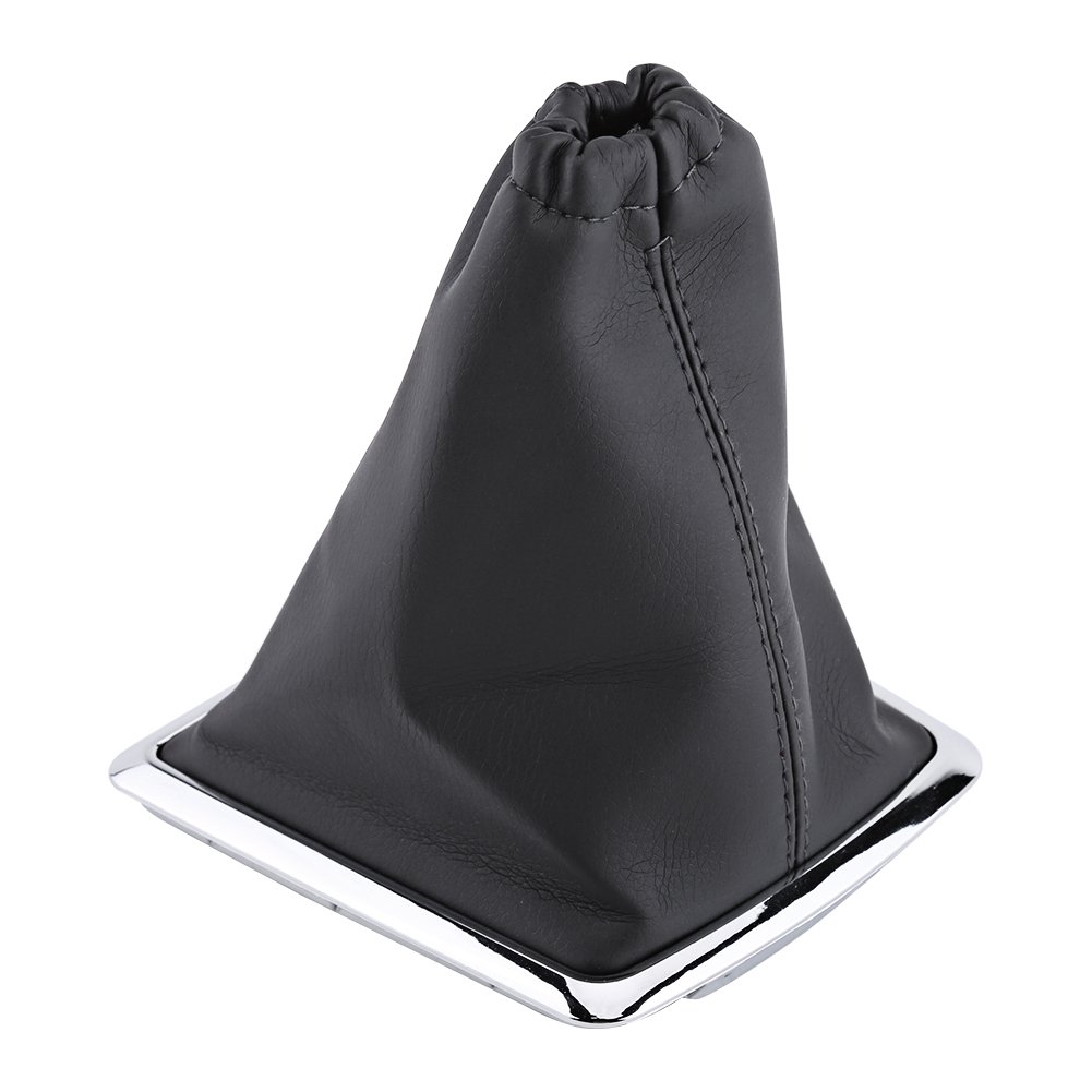 Nikou F-ord F-ocus Gear Stick Gaiter-Soft and Comfortable Car PU Gear Shift Stick Gaiter for F-ord F-ocus 2005-2012(Small Frame)