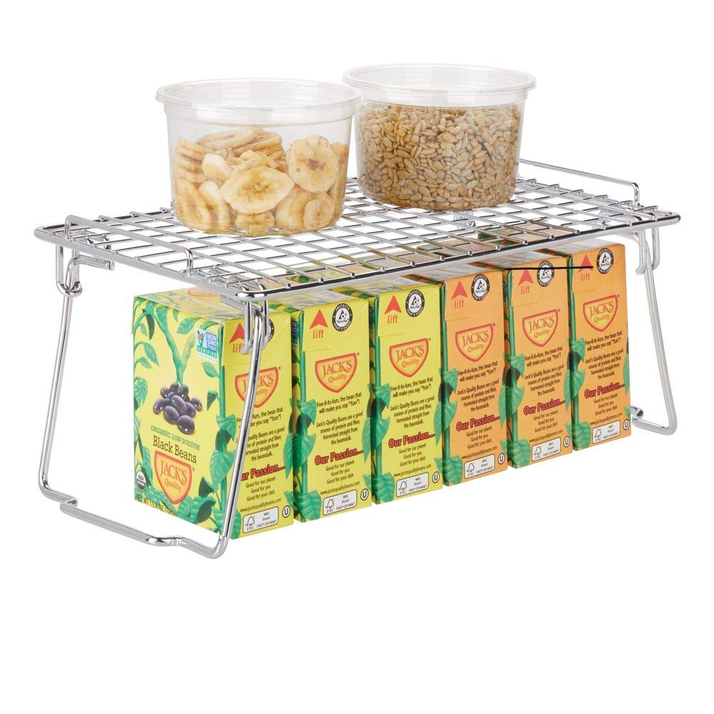 Estantes y soportes plateado Repisa metálica de cocina con patas