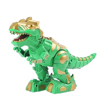 green dinosaur robot toy