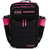 WOLFpak 45L Athletic Gym Backpack - Durable 1000D Waterproof Oxford Material with MOLLE Webbing, Laptop Pocket