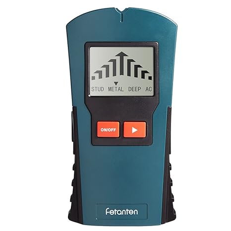 Fetanten Ortungsgerät Leitungssucher Metalldetektor Stud Finder for Wall/Metal/Wood/Deep Empty Space Kabelfinder for AC Live 