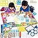 SPECIAL OFFER - LARGE Aqua Magic Mat 34X22 inch, Kids Toys, Water Drawing Mat Toddlers Writing Mat Educational Bonus Free Magic Pens