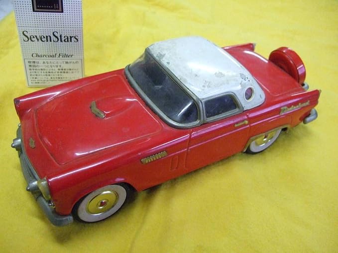 Amazon 国産ブリキのおもちゃ 50 S Fifties Cadillac Thunderbird キャデラック サンダーバード アメ車 26ｃｍ プラモデル 通販