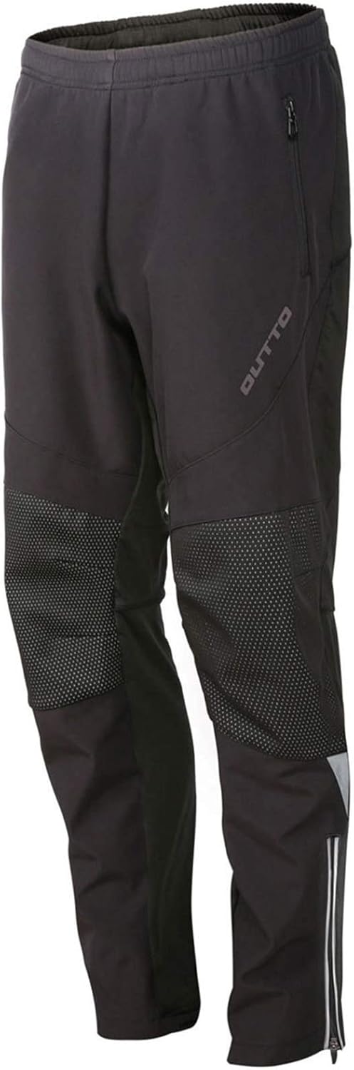 FEOYA Herren Winterhose Mit Fleece-Futter - Winddichte Jogginghose Für Outdoor
