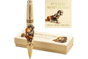 Emotional Support Monkey Pen Set, Cute Monkey Inspirational Pen with Card, Encouragement Gift for Friends Families, or Animal