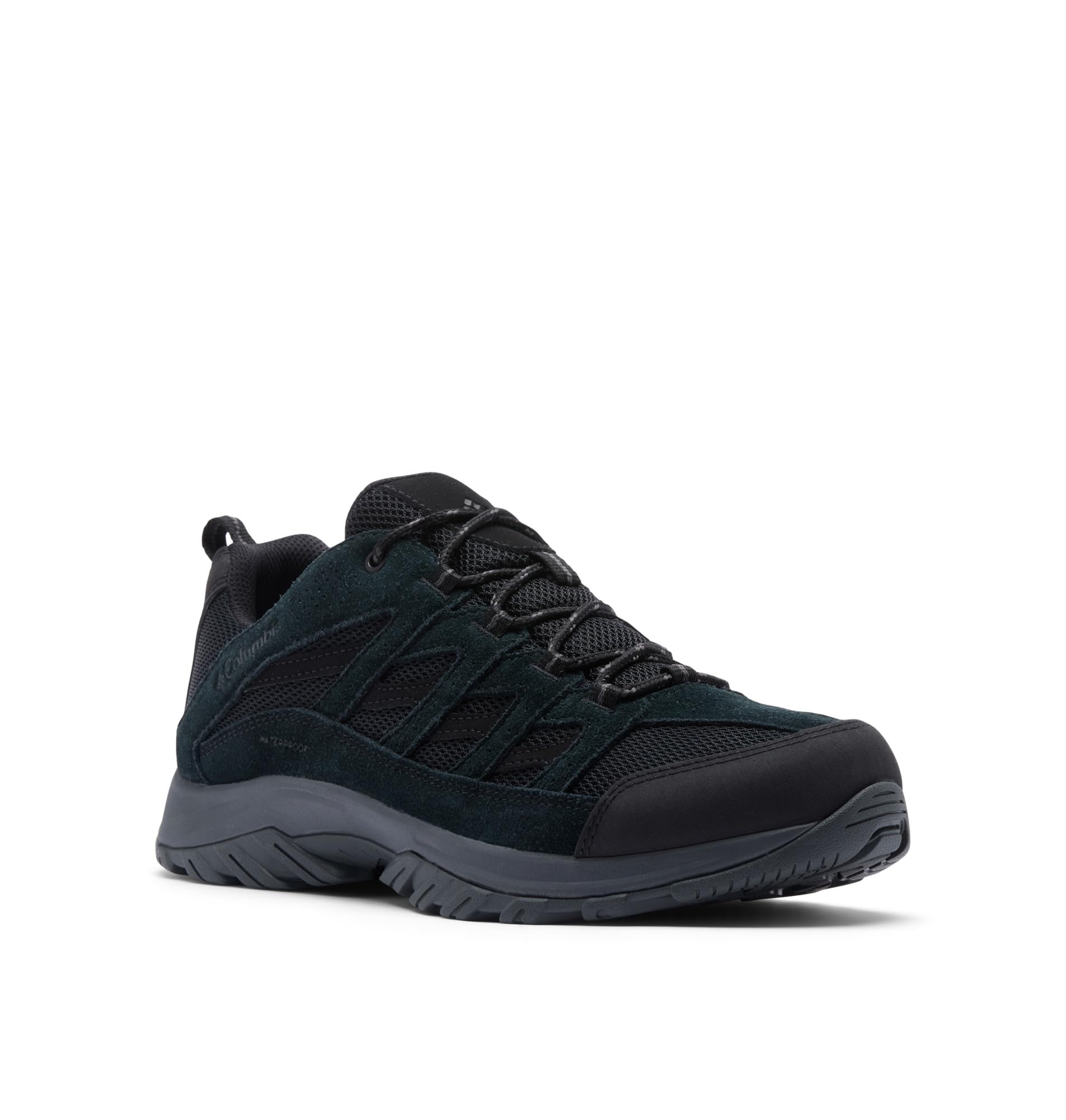 Columbia Men's Crestwood Waterproof, Black/Grill, 7.5 Wide Image