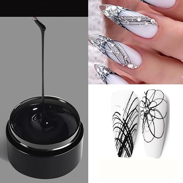 Spider Gel Nagellack 8 Ml – UV/LED Aushärtend Für Spinnenmuster & Nageldesign | Vegan & Tierversuchsfrei