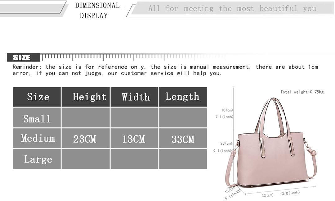 Miss Lulu Women's Handbag, Fashion Ladies Top Handle 2-Piece Tote & Shoulder Bag PU Leather, Beige - Image 4