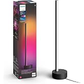 PHILIPS Hue Signe Smart Table Lamp, 1-Pack, Black | White &amp; Color Ambiance, Color Changing Light, Dimmable, 1040 Lumens, Works with Alexa Google Assistant &amp; HomeKit