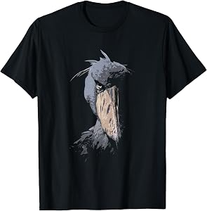 Shoebill African Bird Aztec Mayan Bird Lover Cool Distressed T-Shirt