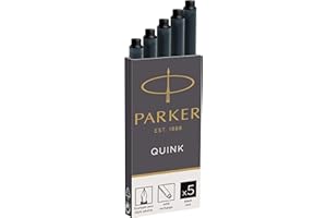 Parker 1950382 Quink Fountain Pen Refill Box of 5