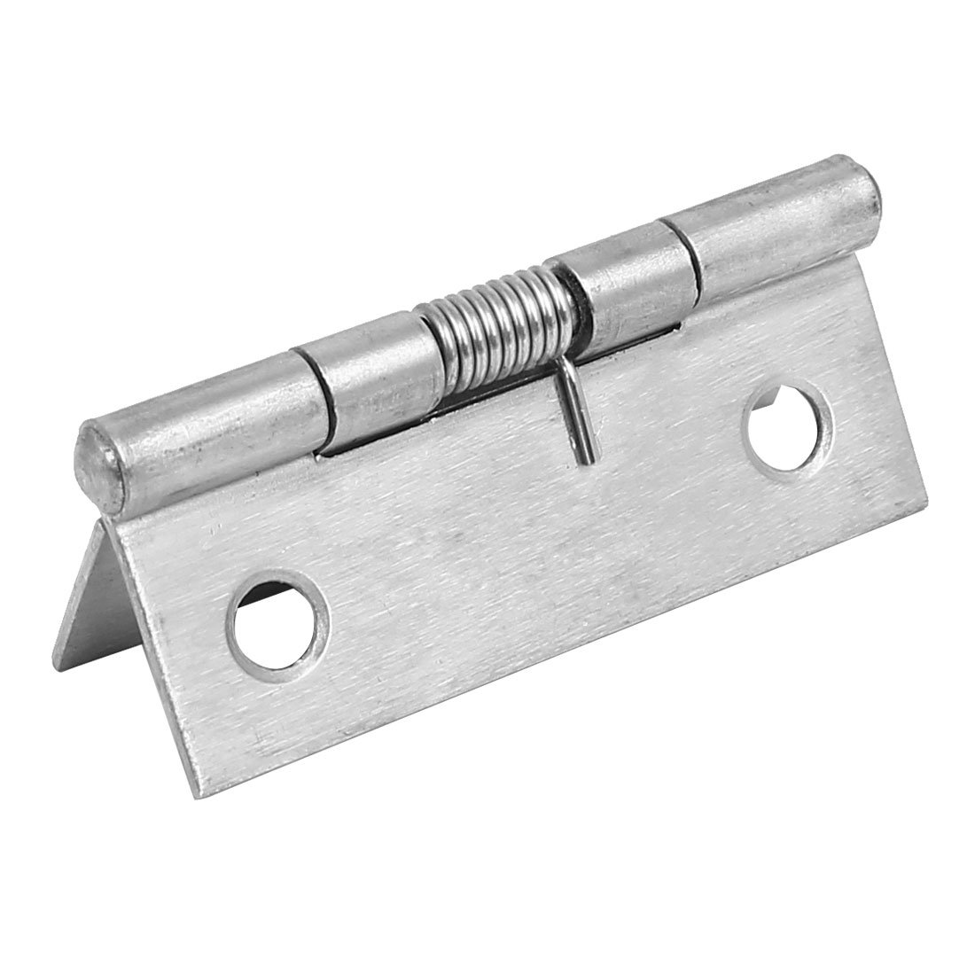 Sourcingmap Door Case 2 Inch 304 Stainless Steel Self Closing Spring Loaded Hinge