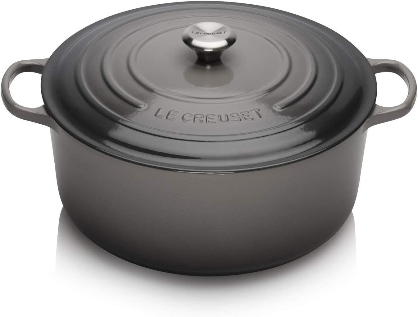 Le Creuset Signature Cocotte en fonte avec Couvercle, Ronde, Ø 34 cm, 12,54 L, Pour tous types