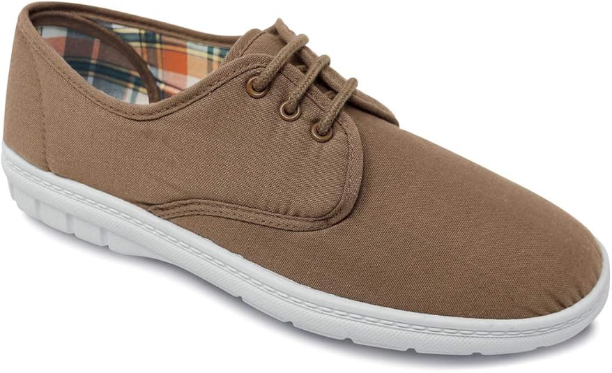 mens wide fit canvas shoes uk