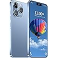 Huness I15 Pro MAX Smartphone Unlocked Cell Phone,Battery 6800mAh 6.8 HD Screen Unlocked Phone,6+256GB Android 13 with 128GB Memory Card,Dual SIM/5G/Fingerprint Lock/Face ID (Blue, 6+256)