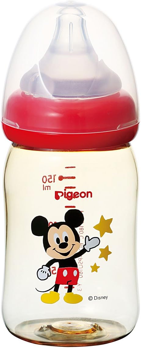 ピジョン Pigeon 母乳実感 哺乳びん Disney ディズニー プラスチック Ppsu 160ml ミッキー柄 哺乳びん本体 ベビー マタニティ 通販 Amazon