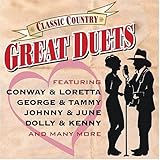 Disco de George Jones: «Classic Country Great Duets» (Anverso) Disco de George Jones: «Classic Country Great Duets» (Anverso)