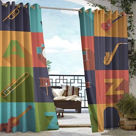Amazon Com S Brave Sky Music Outdoor Curtain Pole Colorful All