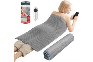 Heating Pad for Back Pain Relief, King Size 20x40 Inches, Full Body Heating Pad for Shoulder and Neck,with 10 Temp Settings &