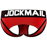 JOCKMAIL Mens Jockstrap Cotton Briefs Breathable Athletic Underwear for Athletic Supporter